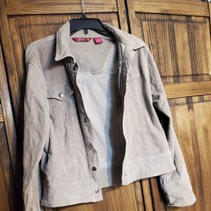 SO Corduroy Tan XL Button Jacket Great Condition